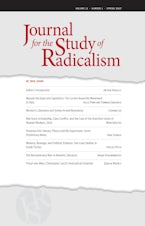 Journal for the Study of Radicalism 11, no. 1