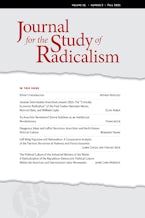 Journal for the Study of Radicalism 15, no. 2